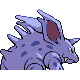 Nidorino shiny back-facing sprite from Pokémon Platinum
