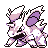 Nidorino front-facing sprite from Pokémon Red