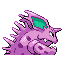 Nidorino back-facing sprite from Pokémon Ruby