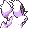 Nidorino back-facing sprite from Pokémon Yellow