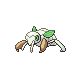 Nincada front-facing sprite from Pokémon Diamond