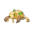 Nincada shiny front-facing sprite from Pokémon Emerald