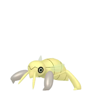 Nincada shiny front-facing sprite from Pokémon X