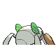 Nincada back-facing sprite from Pokémon Platinum