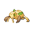 Nincada shiny front-facing sprite from Pokémon Sapphire