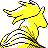 Ninetales back-facing sprite from Pokémon Crystal
