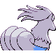 Ninetales shiny back-facing sprite from Pokémon Diamond