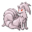 Ninetales shiny front-facing sprite from Pokémon Emerald