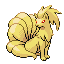 Ninetales front-facing sprite from Pokémon FireRed
