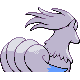 Ninetales shiny back-facing sprite from Pokémon Platinum