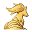 Ninetales back-facing sprite from Pokémon Sapphire