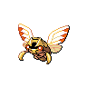 Ninjask shiny front-facing sprite from Pokémon White