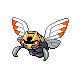 Ninjask front-facing sprite from Pokémon Pearl