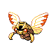 Ninjask shiny front-facing sprite from Pokémon Pearl
