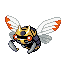 Ninjask front-facing sprite from Pokémon Emerald
