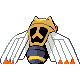 Ninjask back-facing sprite from Pokémon SoulSilver
