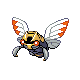 Ninjask front-facing sprite from Pokémon SoulSilver