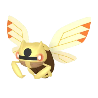 Ninjask shiny front-facing sprite from Pokémon Brilliant Diamond