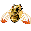 Ninjask shiny back-facing sprite from Pokémon Ruby