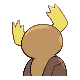 Noctowl back-facing sprite from Pokémon Pearl