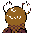 Noctowl back-facing sprite from Pokémon Silver
