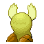 Noctowl shiny back-facing sprite from Pokémon Sapphire