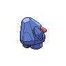 Nosepass back-facing sprite from Pokémon White 2