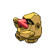 Nosepass shiny front-facing sprite from Pokémon Diamond