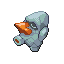 Nosepass front-facing sprite from Pokémon Emerald