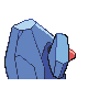 Nosepass back-facing sprite from Pokémon SoulSilver
