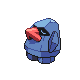 Nosepass front-facing sprite from Pokémon SoulSilver