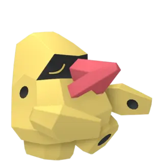 Nosepass shiny front-facing sprite from Pokémon Shining Pearl