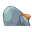 Nosepass back-facing sprite from Pokémon Ruby