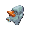 Nosepass front-facing sprite from Pokémon Ruby