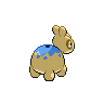 Numel shiny back-facing sprite from Pokémon Black 2