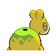 Numel back-facing sprite from Pokémon Pearl