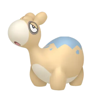 Numel shiny front-facing sprite from Pokémon Violet