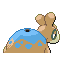 Numel shiny back-facing sprite from Pokémon Sapphire