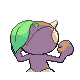 Nuzleaf back-facing sprite from Pokémon Pearl