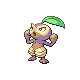 Nuzleaf front-facing sprite from Pokémon Pearl