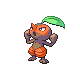 Nuzleaf shiny front-facing sprite from Pokémon Pearl