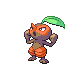 Nuzleaf shiny front-facing sprite from Pokémon SoulSilver