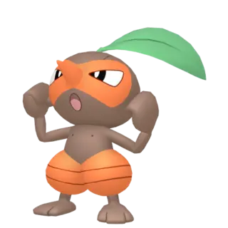 Nuzleaf shiny front-facing sprite from Pokémon Shield