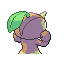 Nuzleaf back-facing sprite from Pokémon Ruby