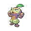 Nuzleaf front-facing sprite from Pokémon Ruby