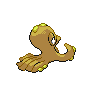 Octillery shiny back-facing sprite from Pokémon Black