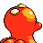 Octillery back-facing sprite from Pokémon Crystal