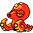 Octillery front-facing sprite from Pokémon Silver