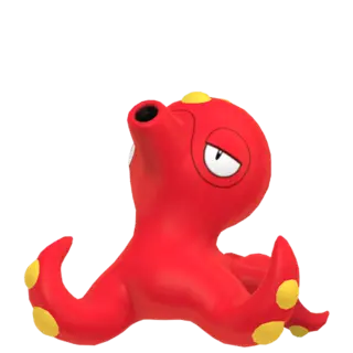 Octillery front-facing sprite from Pokémon Y