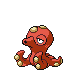 Octillery front-facing sprite from Pokémon Platinum